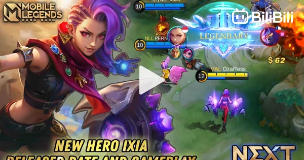 Ixia Mobile Legends , New Hero Ixia Gameplay - Mobile Legends Bang Bang 