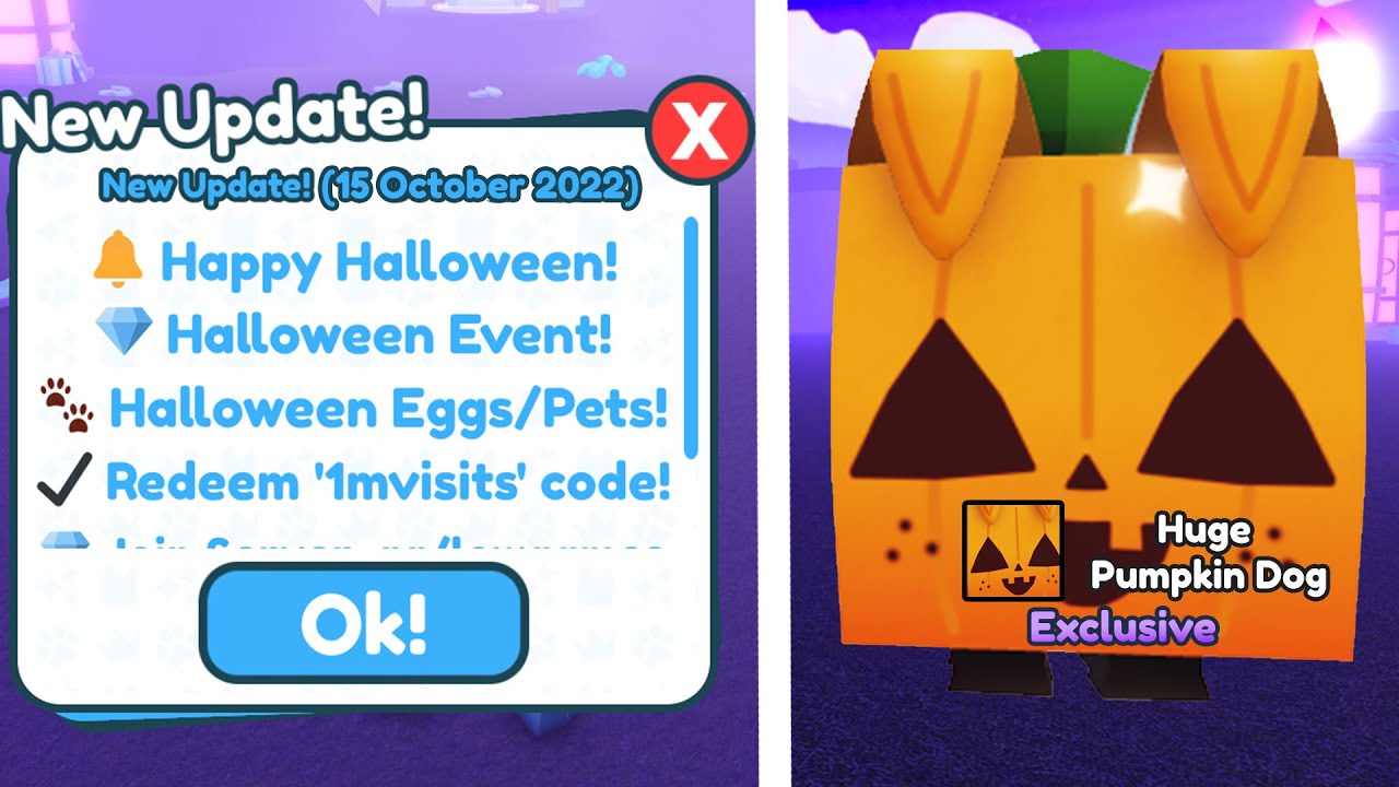 PET SIMULATOR X 🎃 EVENT! CODES *HALLOWEEN* CODES PET SIMULATOR X ROBLOX