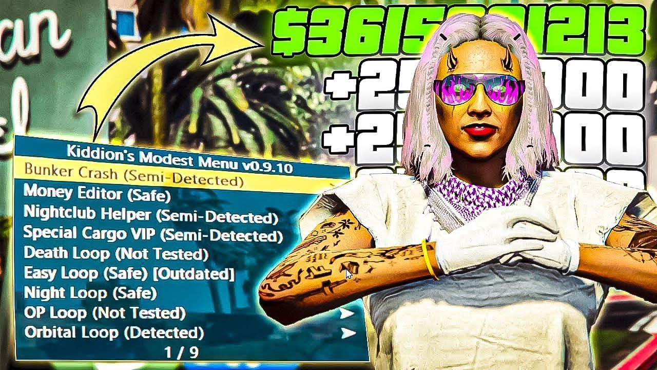 HOW TO INSTALL GTA 5 ONLINE KIDDIONS MOD MENU 