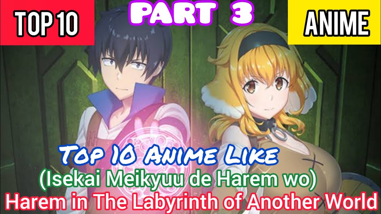 Top 5 Anime Like Harem In The Labyrinth Of Another World / Isekai Meikyuu  De Harem Wo 