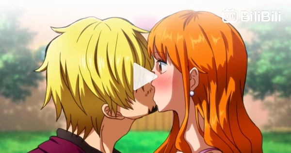 one piece nami and luffy kiss episode