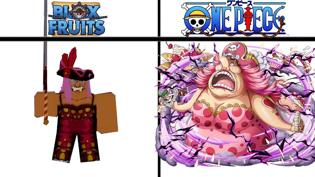 Blox Fruit Bosses Vs One Piece Characters 😈 [ Part. 3] - BiliBili