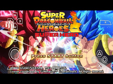 NOVO Dragon Ball Super Super Hero V1 com Textura BT3, Com Menu