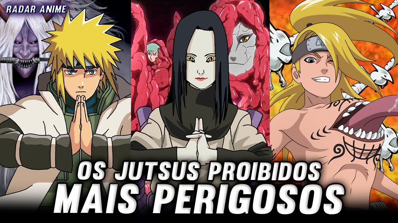 Os 10 jutsus mais poderosos de Naruto!