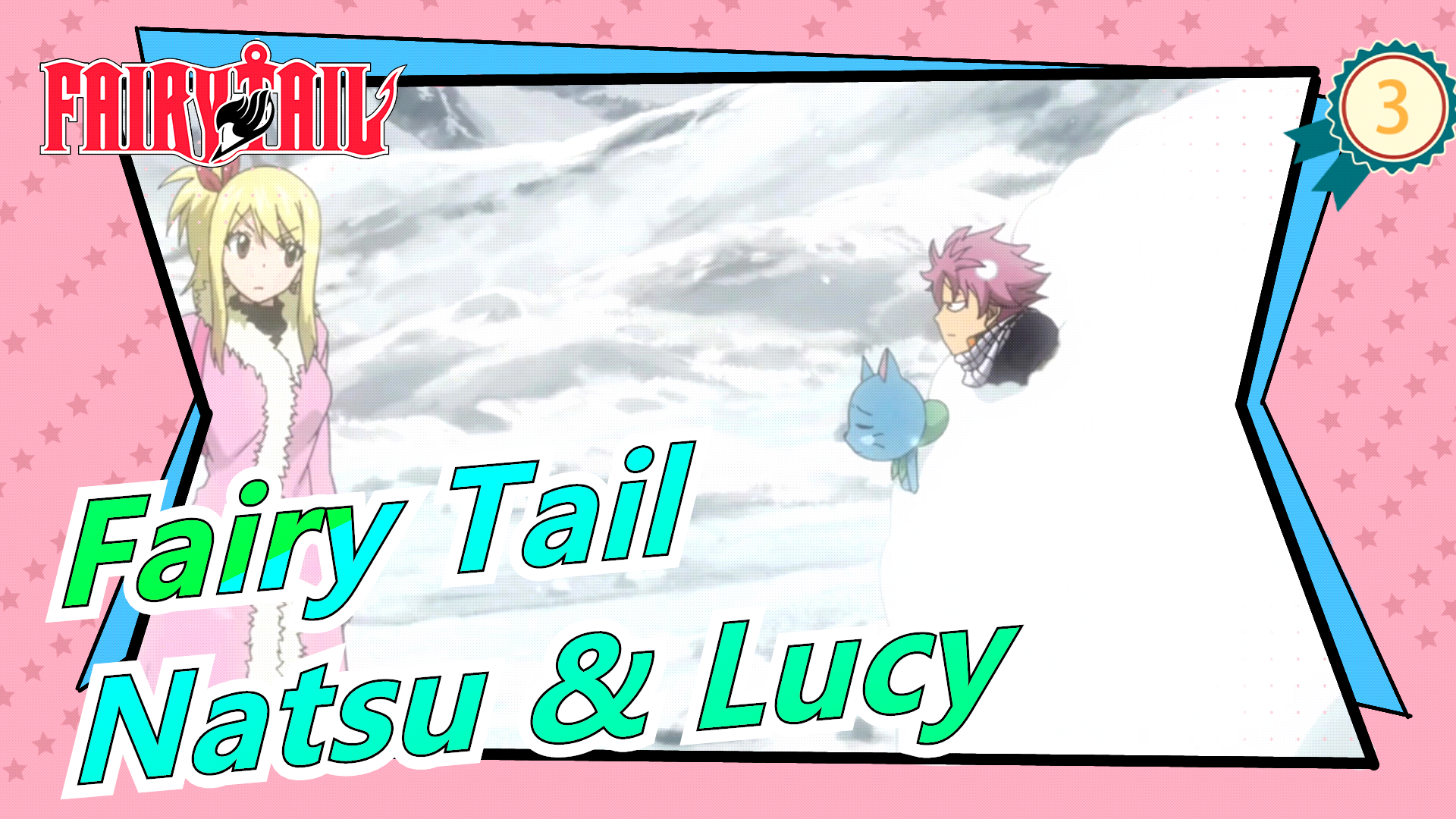 Fairy Tail Badges Lucy Natsu, Anime Fairy Tail Natsu Lucy