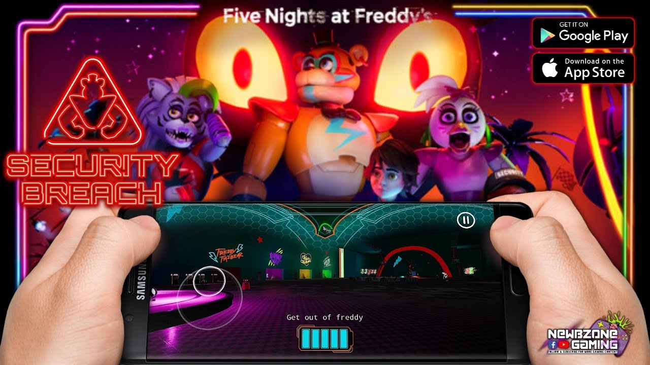 FNAF Security Breach Mobile Official Game in Google Play - New Global  Update - Android Gameplay 