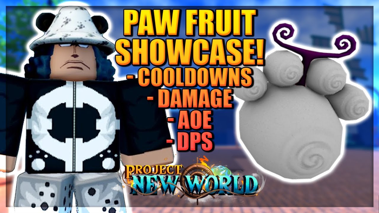 Magma Fruit Full Showcase with Max Stats in Project New World 