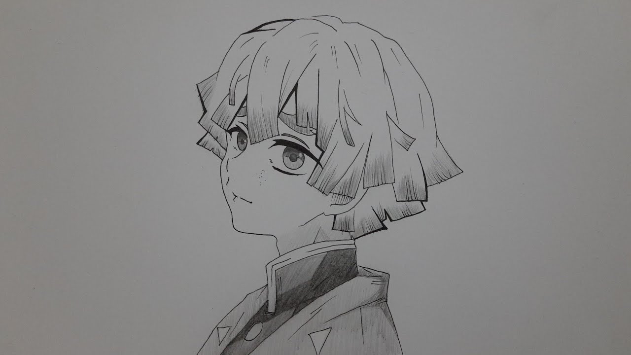 Drawing】Agatsuma Zenitsu with high ponytail - BiliBili