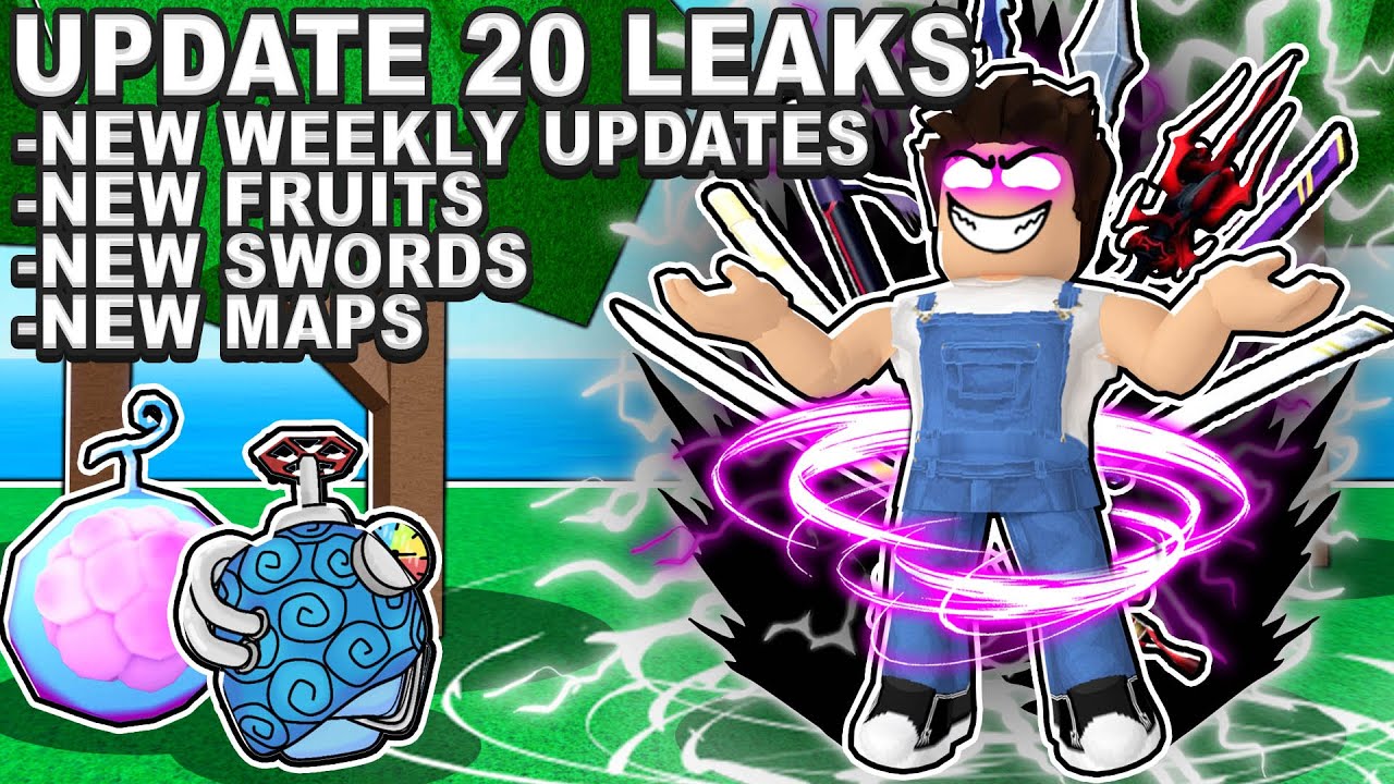 EVERY UPDATE 20 LEAK! *THE BIGGEST UPDATE EVER* Roblox Blox Fruits -  BiliBili