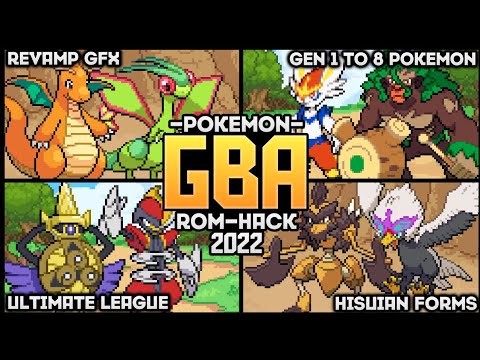 New Pokemon GBA ROM HACK With CFRU Features, Gen 8 Pokemons