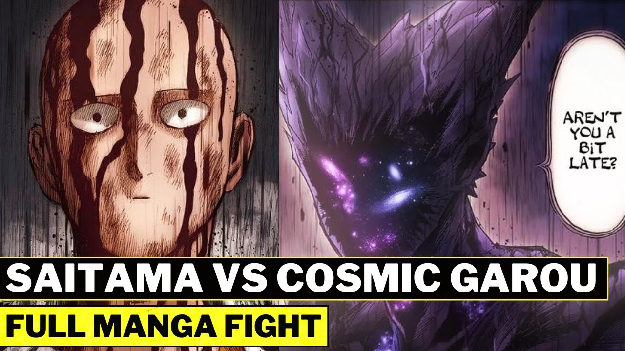 Cosmic Garou vs Saitama - BiliBili