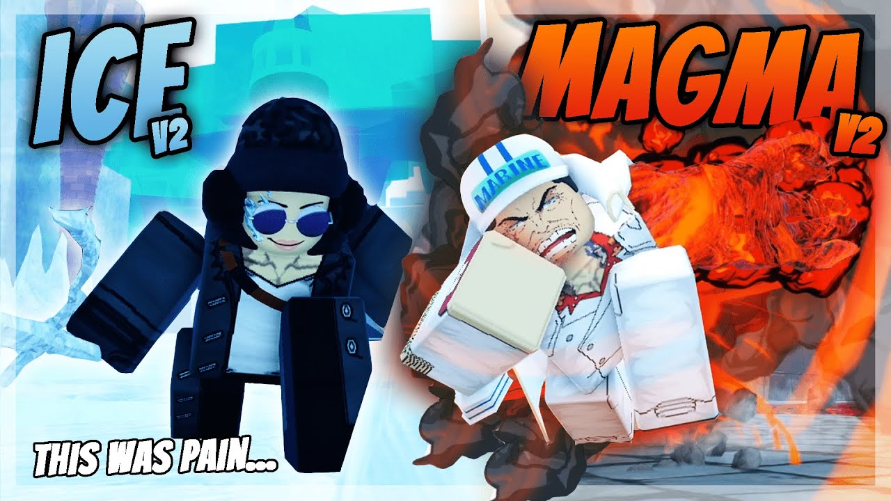 MAGMA + ICE V2] Fruit Battlegrounds - Roblox