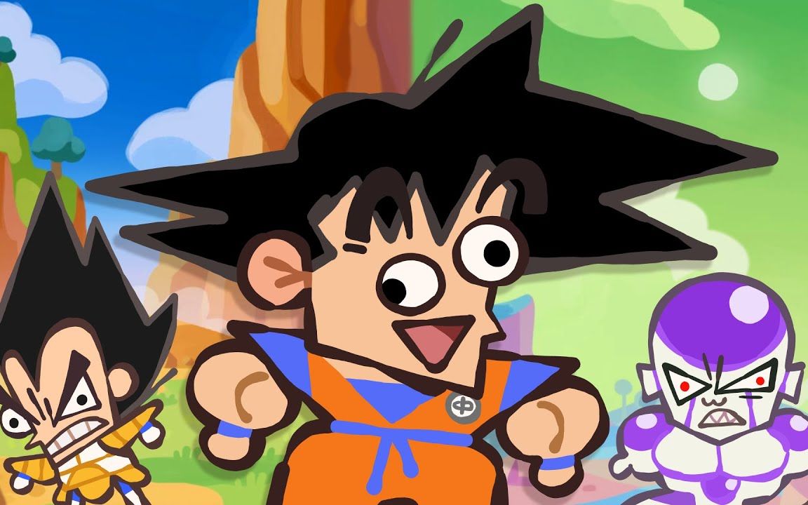 Dragon Ball Z Speedrun Animation by Cas van de Pol - BiliBili