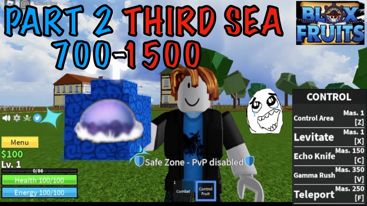 Level 1 in third sea  blox fruit 