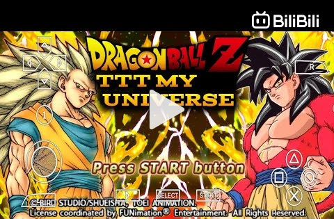 BEST NEW Attacks & BT3 Style Permanent Menu in Dragon Ball Super Budokai  Tenkaichi 4 PSP DBZ TTT MOD - BiliBili