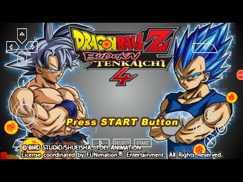 NEW Dragon Ball Super Budokai Tenkaichi 4 PPSSPP DBZ TTT MOD With BT4  Texture Style 