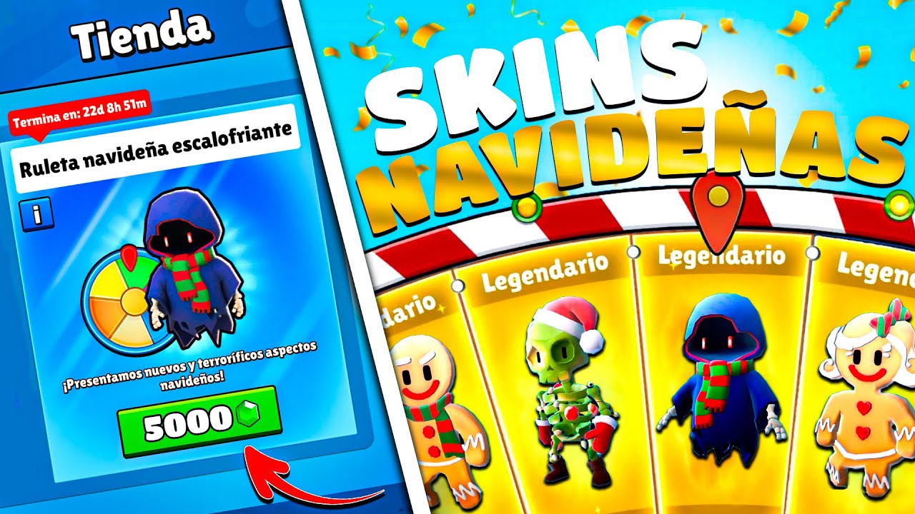 JUGAMOS CON LAS SKINS DE LA BETA 0.45 EN STUMBLE GUYS!!! - BiliBili