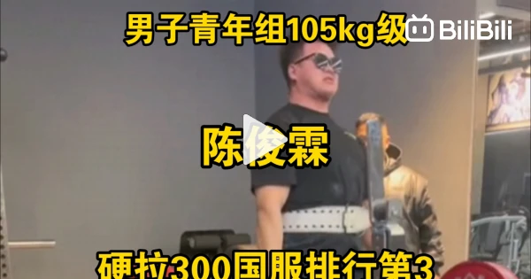 Powerlifting China Server Ladder Ranking – Men’s Junior 105kg Class ...