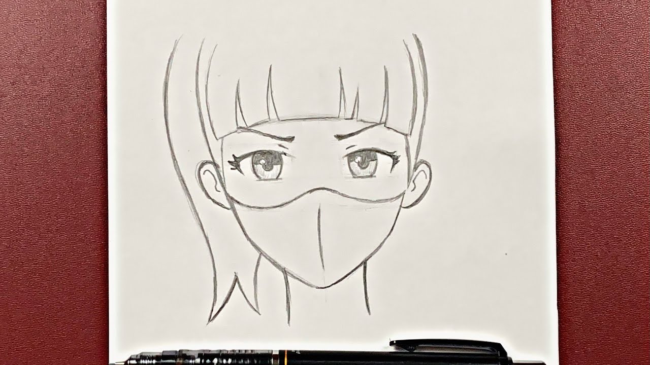 How to Draw Anime Girl  Easy Anime drawing Easy Step by Step 