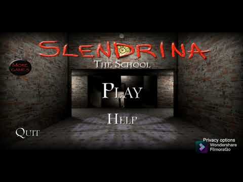 pertama kali nya kita main SLENDRINA game hantu