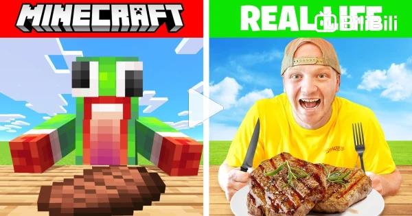 minecraft food in real life