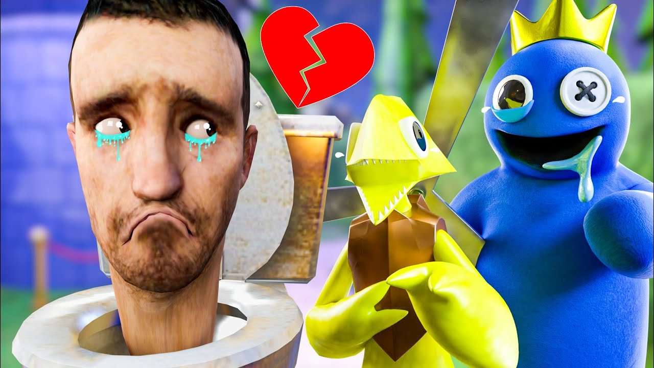 The DEATH of BLUE! So Sad Story! 🎤 FNF Rainbow Friends Roblox Animation   By Hornstromp series