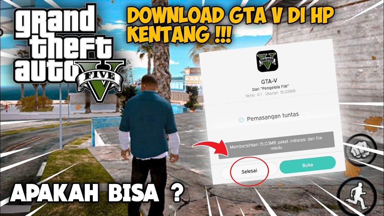 GTA 5 Fanmade Android Offline Map Luas  GTA V Fan Game Terbaik di 2021? -  BiliBili