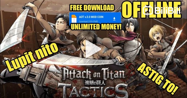 Attack on Titan 3D Android Game Mod Apk Free Download Gameplay - BiliBili