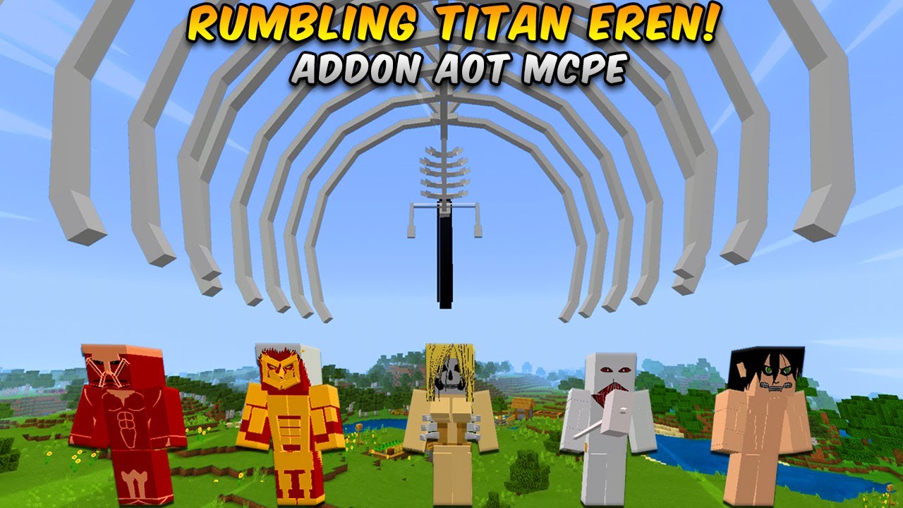 NEW ATTACK ON TITAN MOD!!!  Minecraft [Shingeki no Kyojin