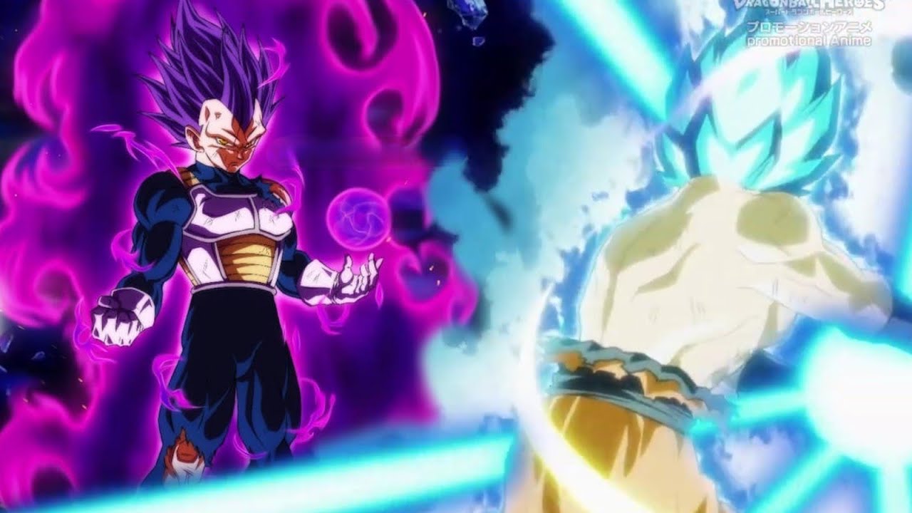 Vegeta Ultra Ego Vs Goku ssj Blue