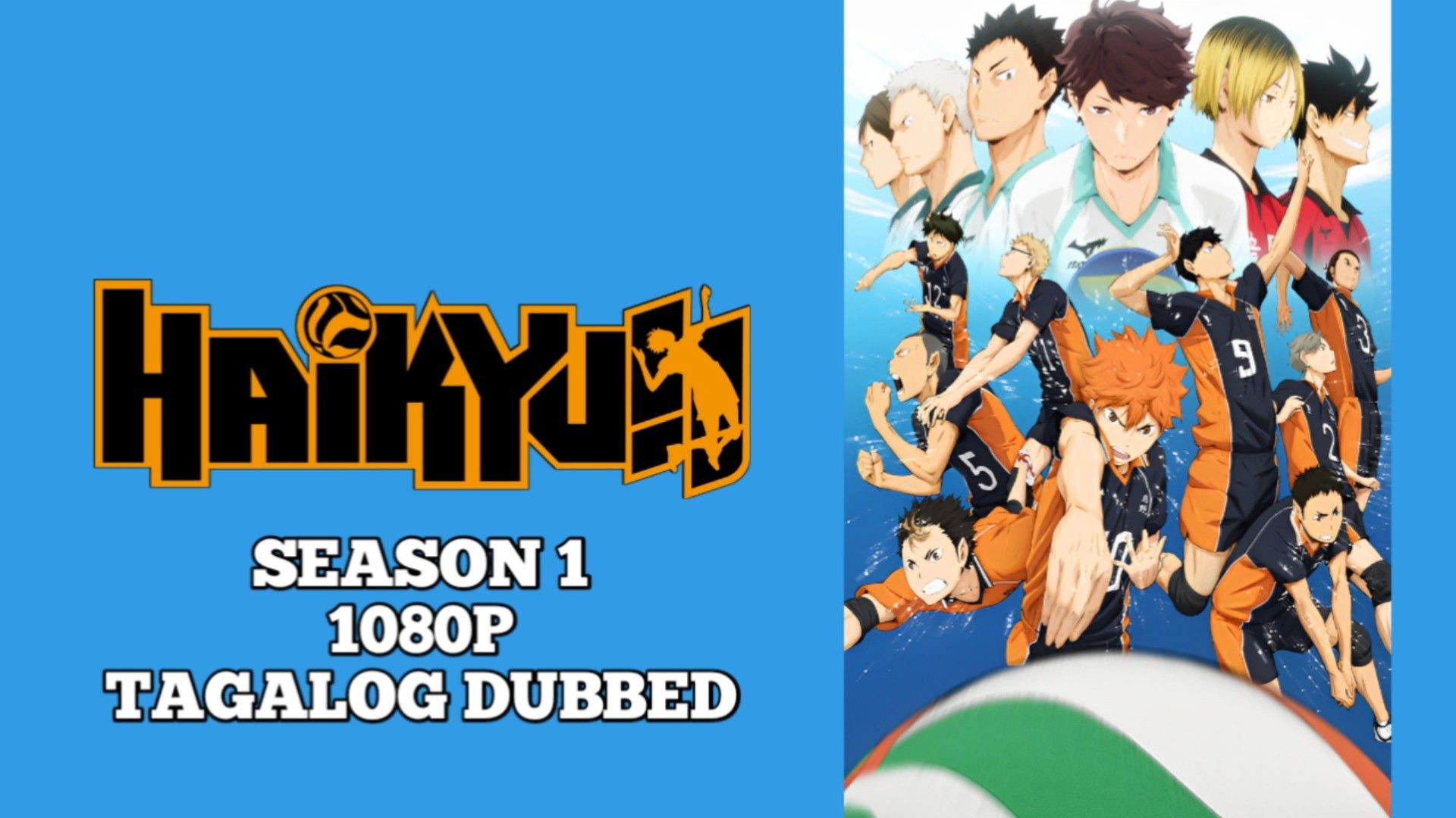 Haikyuu Episode 1 Tagalog Dubbed Part 1, Season 1