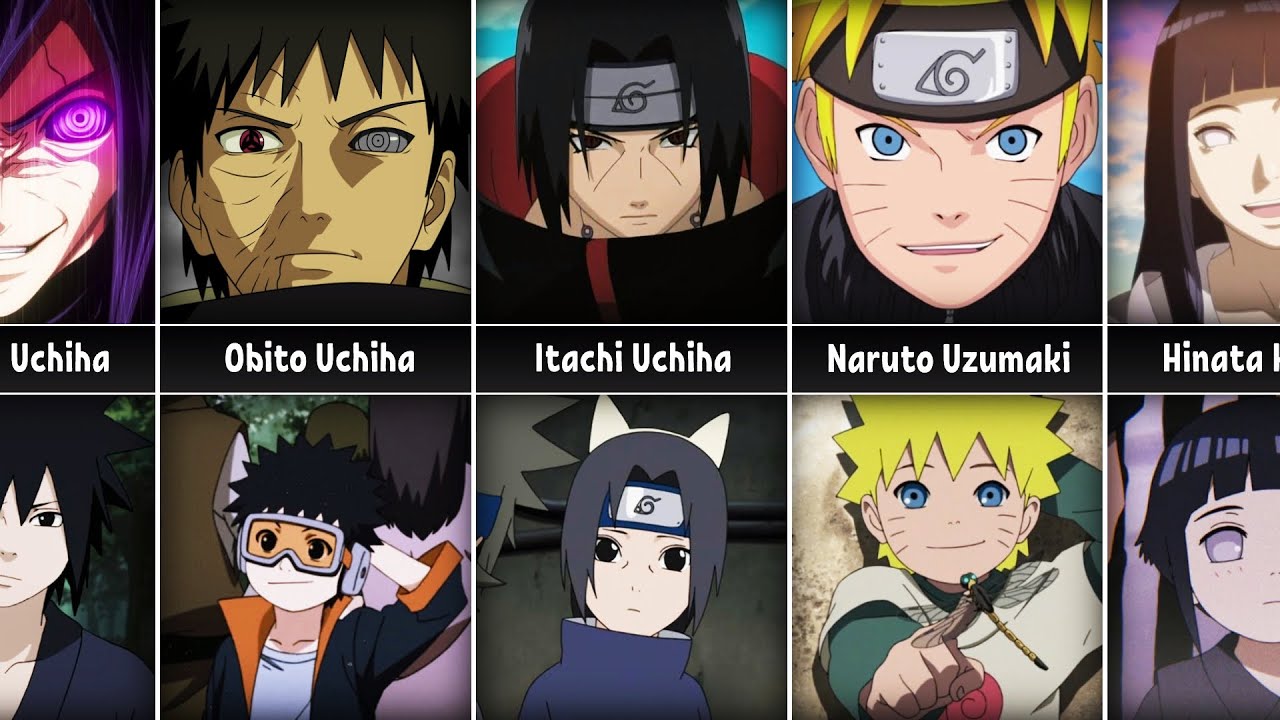 What 'Naruto' Characters Look Like When They Were First Introduced