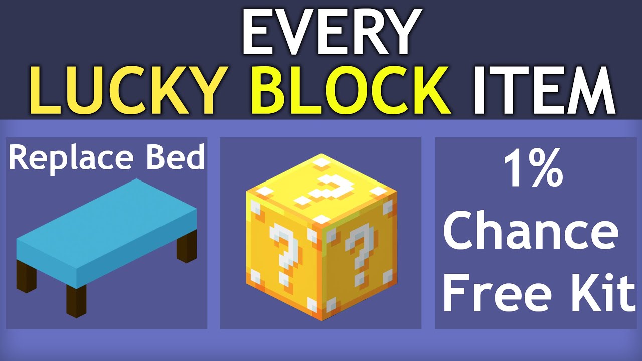 All NEW LUCKY BLOCK Items in Roblox Bedwars - BiliBili