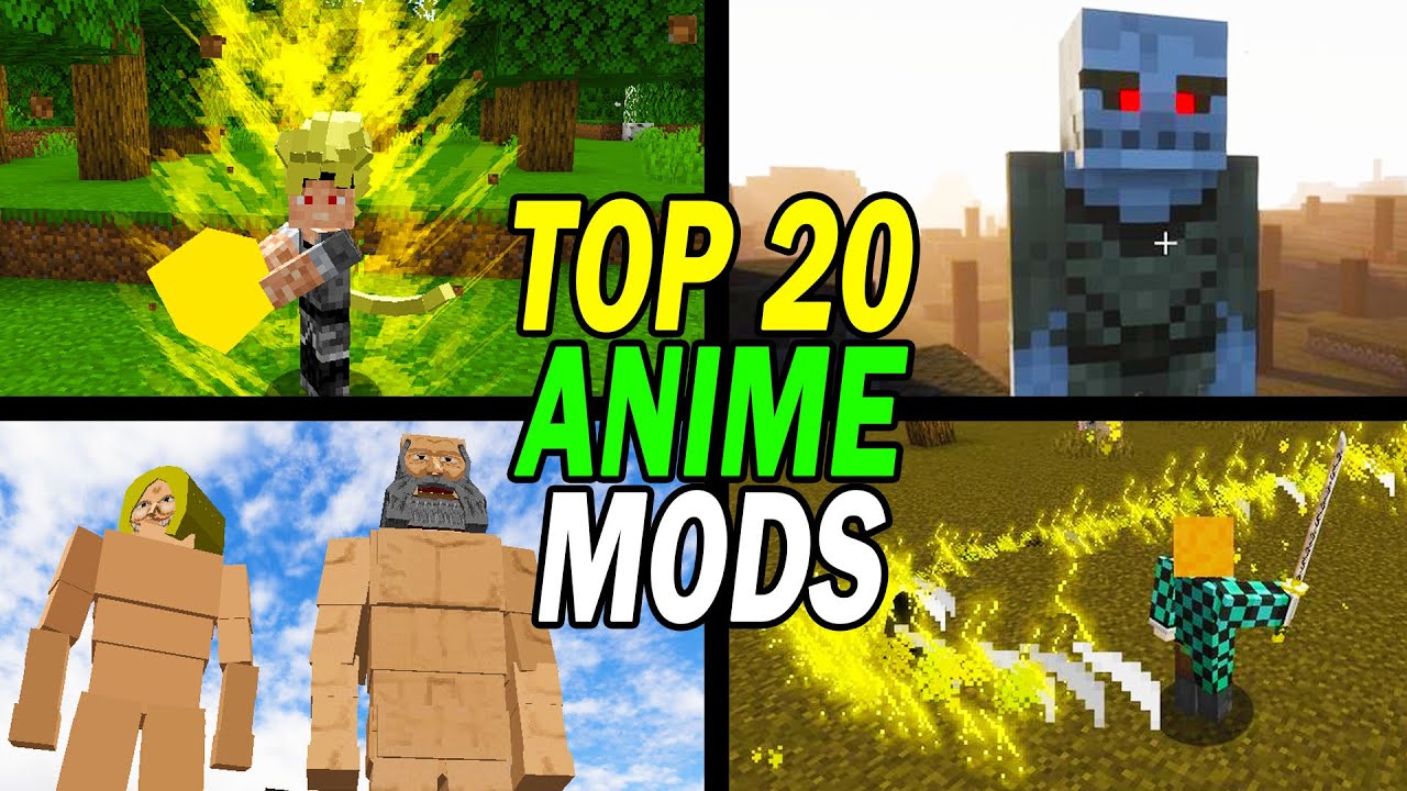 Top 5 Anime Mods For Minecraft! Minecraft Anime Mod (2022) - YouTube