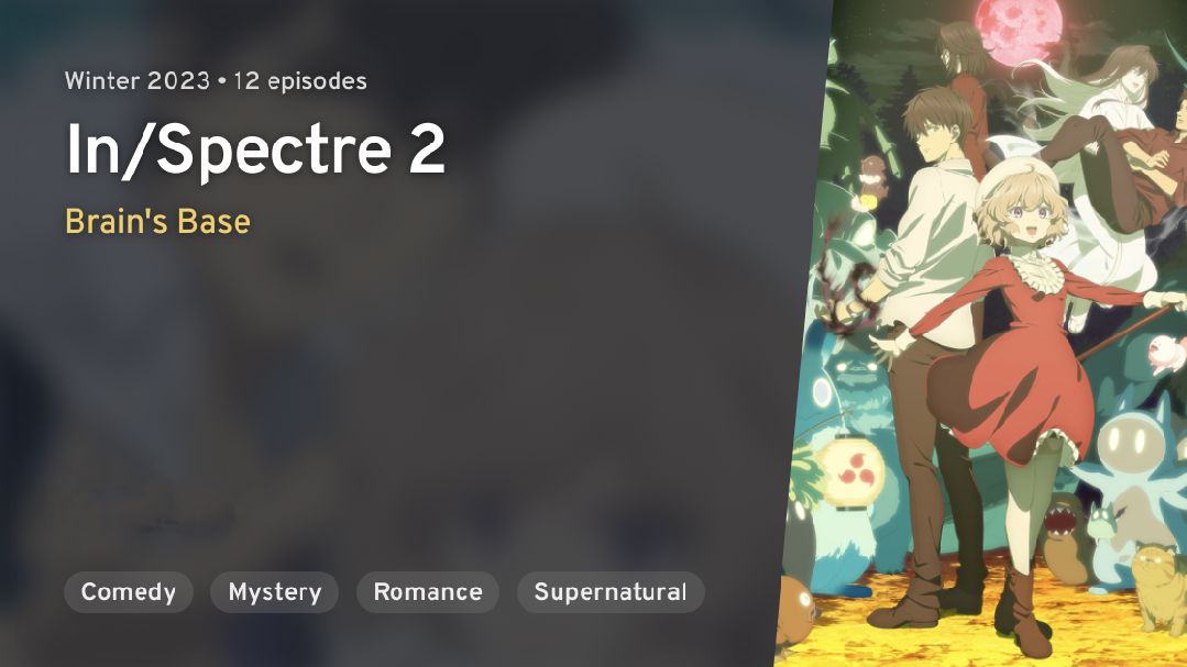 In/Spectre Season 2 - Episode 1 - REACTION - BiliBili