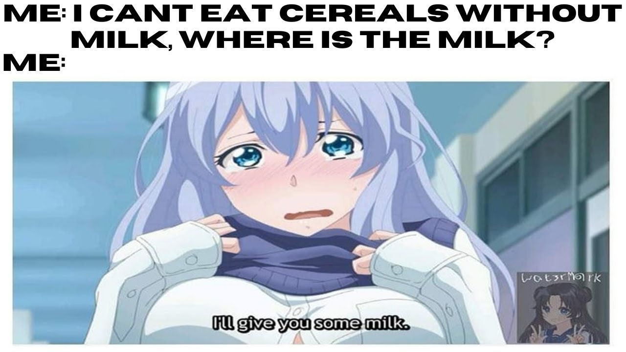 Anime Memes  on X: These glass of milk looks kinda sus   ANIME MEMES ~ These glass of milk looks kinda sus  please check out my videos! and subscribe #animemes   /