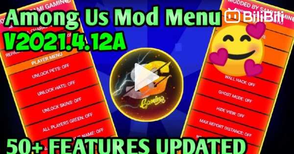 Among Us Mod Menu 2021.4.2 Updated With 60 Features!!! New Version🔥 -  BiliBili