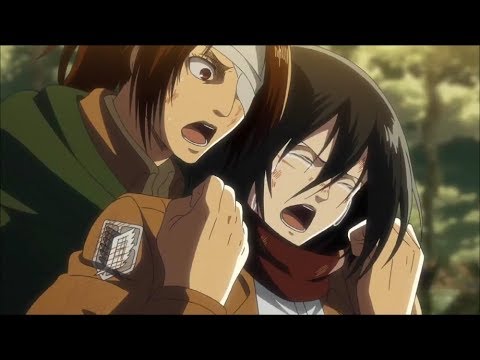 Eren, Mikasa, Armin, Hanji & Levi  Titãs anime, Anime, Attack on