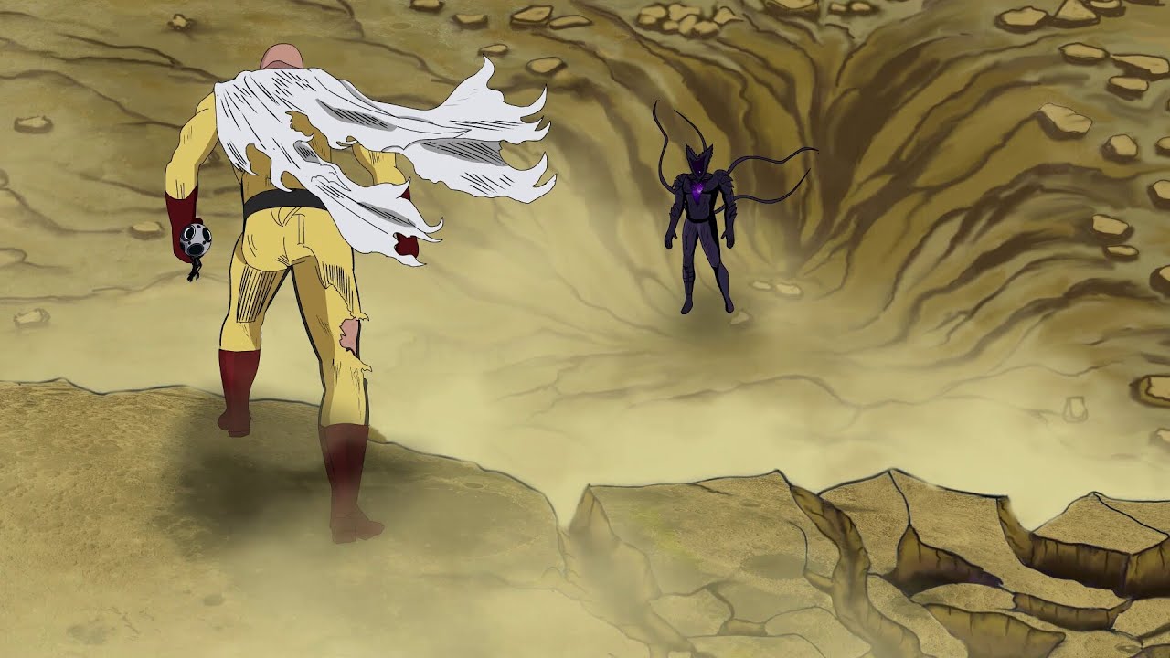 SAITAMA vs COSMIC GAROU, Full Fight Animated HD