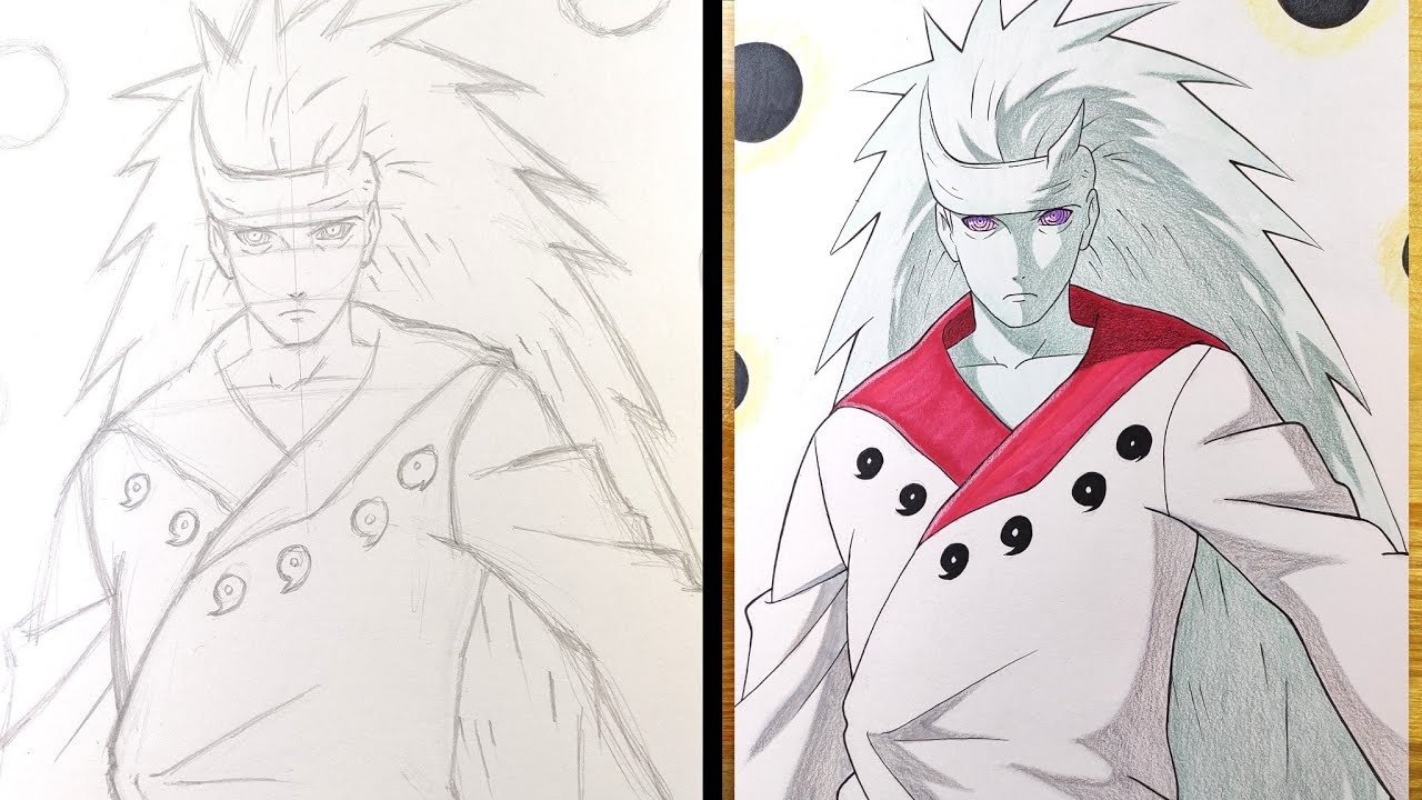 Easy Anime Draw / How To Drawing Anime Naruto Easy Tutorial / Anime Sketch  Art / M.A Drawings - BiliBili