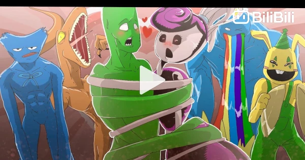 Bunzo Bunny VS Orange, Rainbow Friends x Poppy Playtime x FNF Animation
