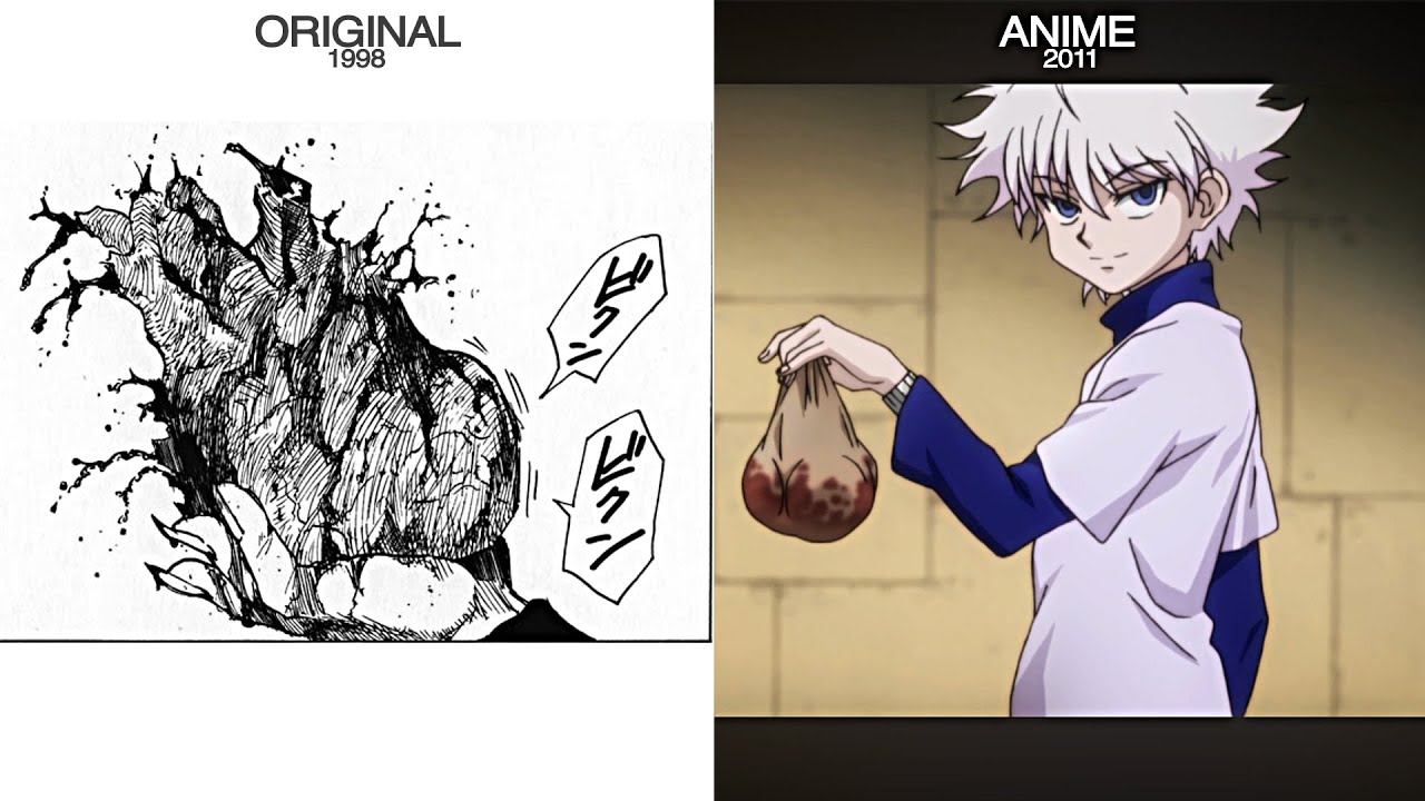 Hunter x Hunter Gon × Killua 1999 vs 2011 Comparison