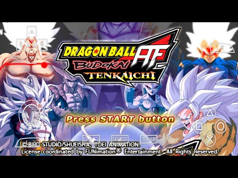 BEST NEW Attacks & BT3 Style Permanent Menu in Dragon Ball Super Budokai  Tenkaichi 4 PSP DBZ TTT MOD - BiliBili