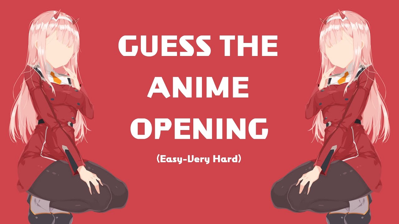 GUESS THE ANIME OPENING QUIZ - LYRICS EDITION - 40 SONGS + HARD BONUS -  BiliBili