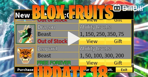 When Leopard Fruit is in Stock.. ( Blox Fruits ) 